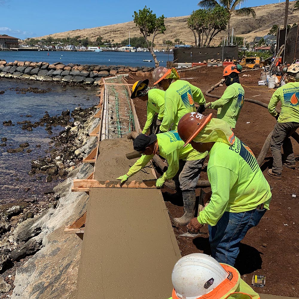 Sea Wall Repair Hawaii Prometheus