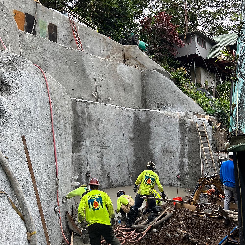 Prometheus Construction Soil Nail Walls Hawaii